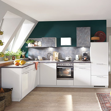 Ganz viel Küche auf kleinem Raum • Riesaer Möbel- und Küchenparadies