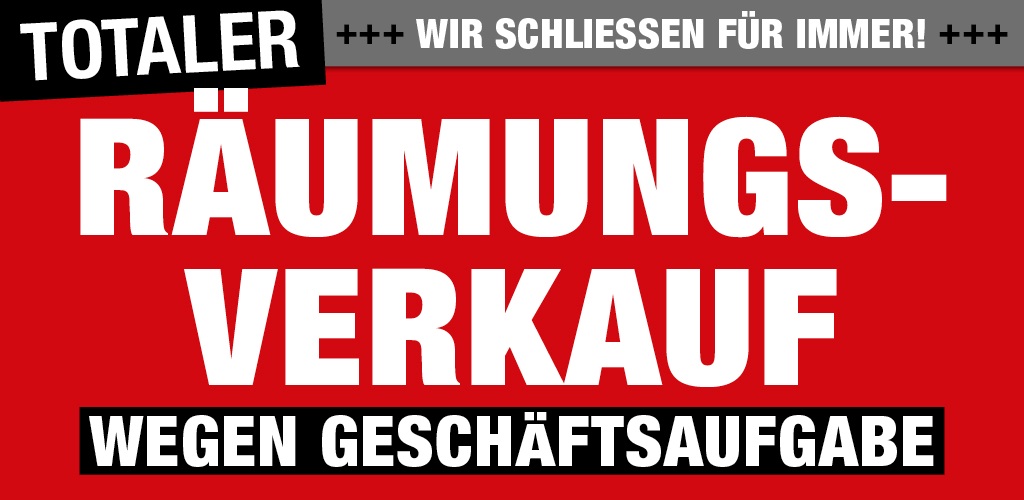 Räumungsverkauf • Riesaer Möbelparadies