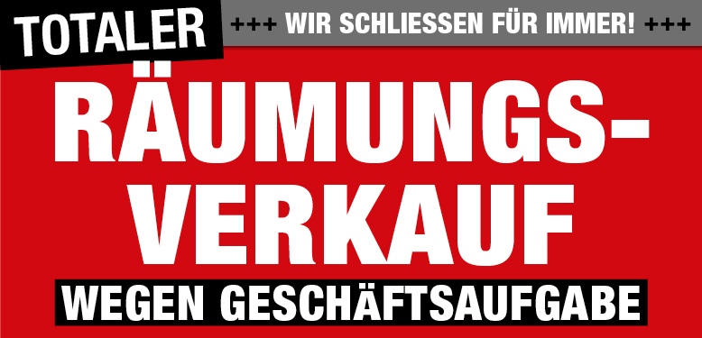 Räumungsverkauf • Riesaer Möbelparadies